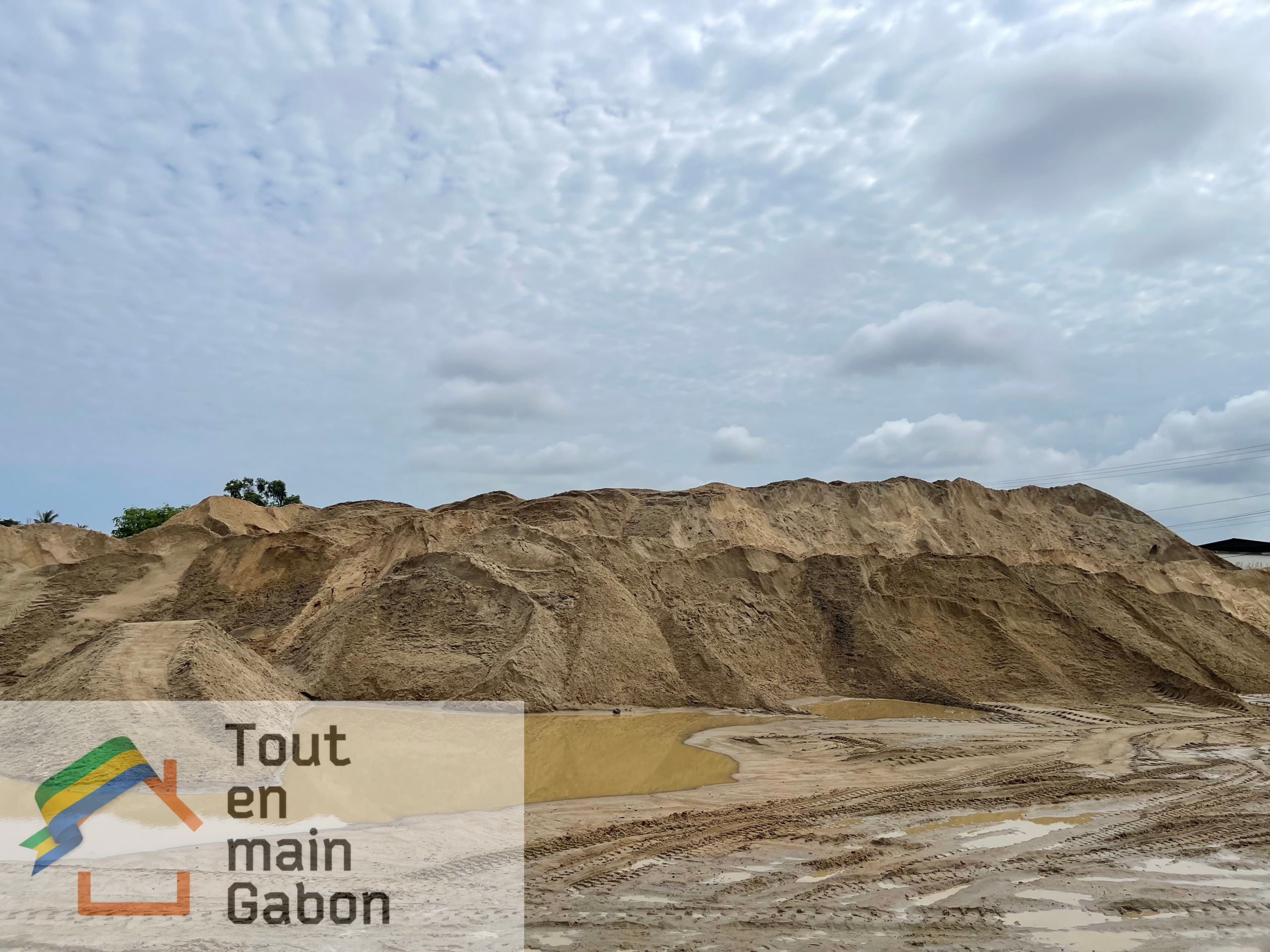 Filière sable TEMG pour commander du sable de rivière à Libreville