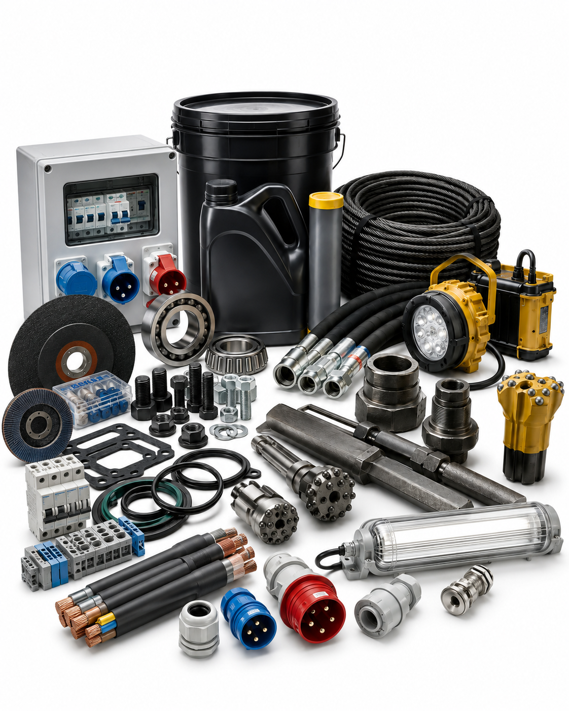 Consommables industriels et matériel électrique professionnel pour sites industriels et miniers au Gabon